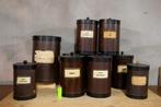 apothekerspot 10x   vintage antiek bewaardoos, Ophalen of Verzenden