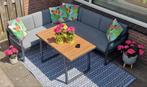 Schitterende Diner aluminium loungeset, Ophalen, 5 zitplaatsen, Aluminium, Zo goed als nieuw