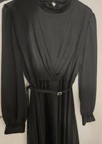 Elegante zwarte en gliter jurk, Kleding | Dames, Jumpsuits, Zwart, Ophalen, Maat 38/40 (M), Onbekend