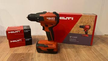 Hilti SF 4A22 Boormachine + 2 Accu's - Zo Goed Als Nieuw beschikbaar voor biedingen