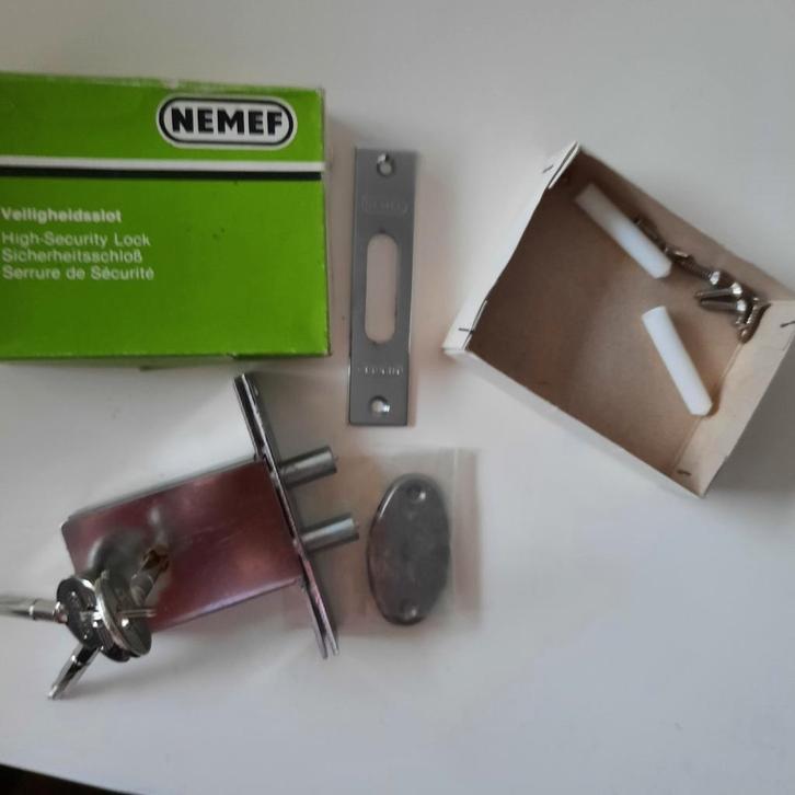 Veiligheids penslot, halve enkele cilinders, bureau slot, Doe-het-zelf en Verbouw, Hang- en Sluitwerk, Nieuw, Slot, Ophalen of Verzenden