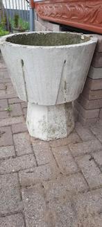 Stoere industriële  delige stenen plantenzuil, Ophalen, Tuin, Steen, Gebruikt