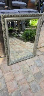 Zilveren Spiegel met Sierlijst - 60x80 cm, Ophalen, Zo goed als nieuw, Minder dan 100 cm, Rechthoekig