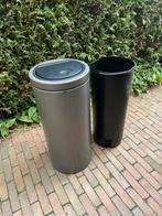 Brabantia prullenbak touch bin 30L, Ophalen, Gebruikt, 50 tot 75 cm, 20 tot 30 liter
