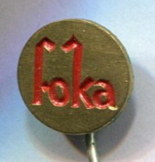 Foka rood op koper foto/film speldje ( P_116 ), Verzamelen, Speldjes, Pins en Buttons, Zo goed als nieuw, Speldje of Pin, Merk
