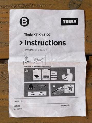 Thule Kit 3107 Hyundai i40 Dakdragers beschikbaar voor biedingen