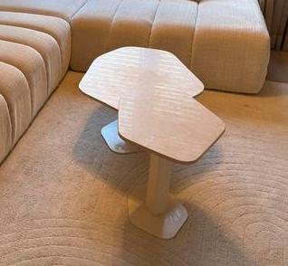 Eleonora Salontafel Set Marmer, Huis en Inrichting, Tafels | Bijzettafels, Zo goed als nieuw, Overige vormen, Minder dan 55 cm