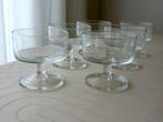 Dessertschaaltjes set/6, Nieuw, Ophalen of Verzenden, Effen, Glas