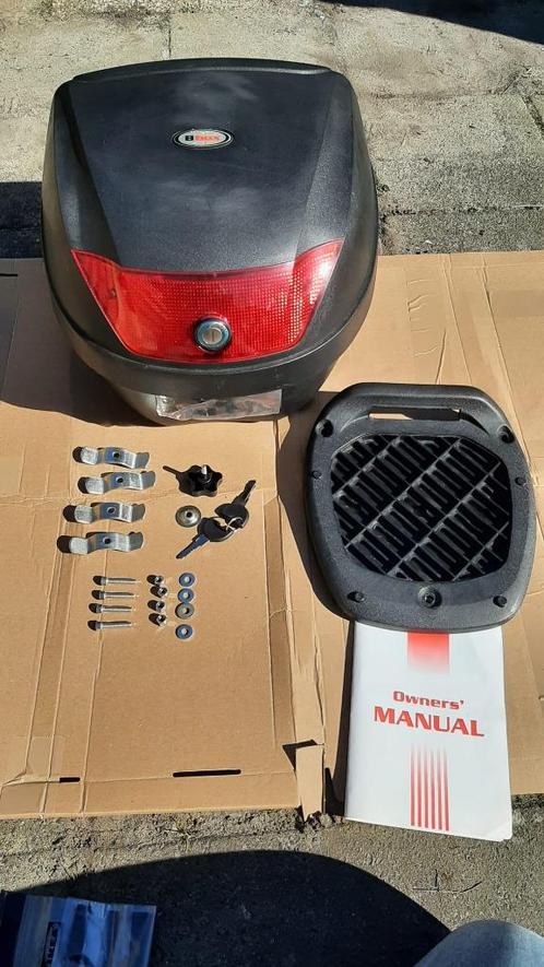 Universele Topkoffer voor motor of scooter, Motoren, Accessoires | Koffers en Tassen, Zo goed als nieuw, Ophalen