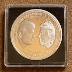 Penning - Willem Alexander - Maxima Huwelijksjubileum 2014, Postzegels en Munten, Penningen en Medailles, Ophalen of Verzenden