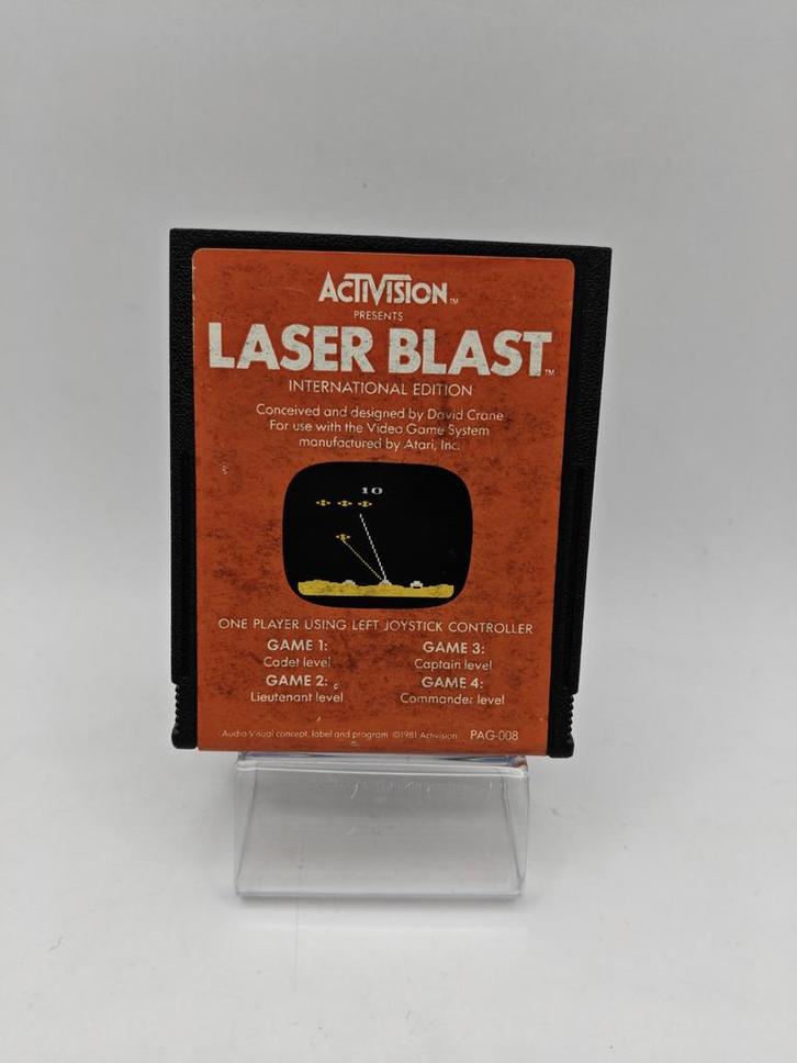 Laser Blast - Atari 2600, Spelcomputers en Games, Games | Overige, Gebruikt, Shooter, 1 speler, Vanaf 7 jaar, Ophalen of Verzenden