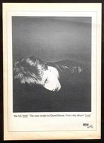 DAVID BOWIE 1977 vintage Advertentie BE MY WIFE Sukita LOW, Gebruikt, Ophalen of Verzenden, 12 inch, Poprock