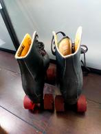 Rolschaatsen zwart leer, Overige merken, Overige typen, Ophalen of Verzenden, Zo goed als nieuw
