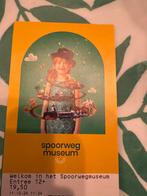 Spoorwegmuseum 4 Kaartjes, Tickets en Kaartjes, Drie personen of meer, Ticket of Toegangskaart