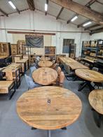Mooie mangohouten tafels - diverse modellen, Ophalen, Rond, Nieuw, Vier personen