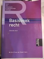 Basisboek Recht 7e druk, Ophalen of Verzenden, Zo goed als nieuw