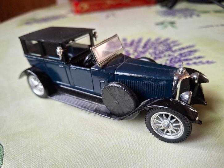 Panhard - Levassor  Landaulet 1925 Blauw  (Solido), Hobby en Vrije tijd, Modelauto's | 1:43, Nieuw, Auto, Solido, Ophalen of Verzenden