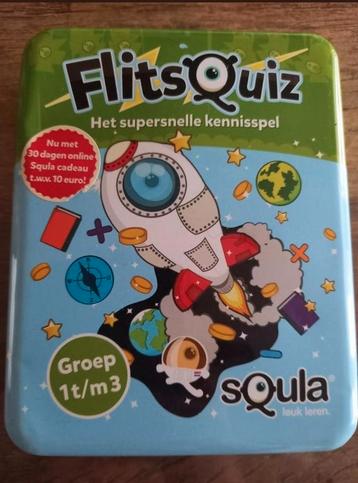 Squla FlitsQuiz Het supersnelle kennisspel groep 1-3 beschikbaar voor biedingen