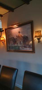 Mooi ouder wets schilderij plaat boerderij., Ophalen