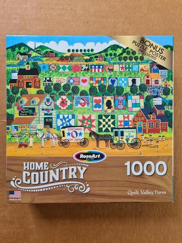 RoseArt puzzel ( USA) Quilt Valley Farm beschikbaar voor biedingen