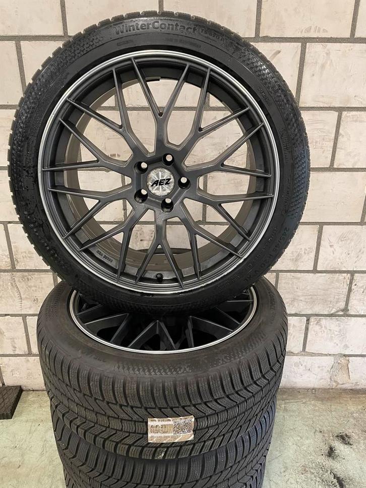 Winterset Porsche Macan 20 inch Continental breedteset TPMS, Auto-onderdelen, Banden en Velgen, Banden en Velgen, Winterbanden
