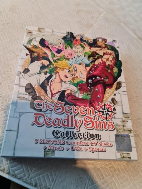 Seven deadly sins complete series + 2 movies + ova DVD box, Cd's en Dvd's, Dvd's | Tekenfilms en Animatie, Nieuw in verpakking