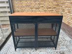 IKEA FJÄLLBO Buffetkast – zwart, 111x47x95 cm – €95, Huis en Inrichting, Ophalen, 100 tot 150 cm, Zo goed als nieuw, Metaal