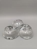 Orrefors glas kandelaar vintage met origineel etiket Zweden, Verzenden