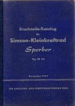 Simson Kleinkraftrad Sperber SR 4-3 Catalogus (5102z), Zo goed als nieuw, Verzenden