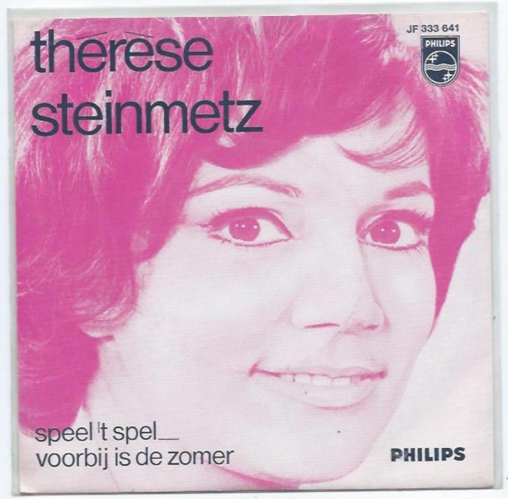 Therese Steinmetz- Speel het Spel, Cd's en Dvd's, Vinyl | Nederlandstalig, Zo goed als nieuw, Levenslied of Smartlap, Overige formaten