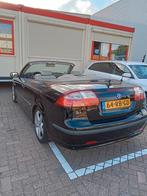Saab 9-3 2.0 T Cabrio AUT 2005 Zwart, Auto's, 1998 cc, 4 cilinders, Cabriolet, 4 stoelen