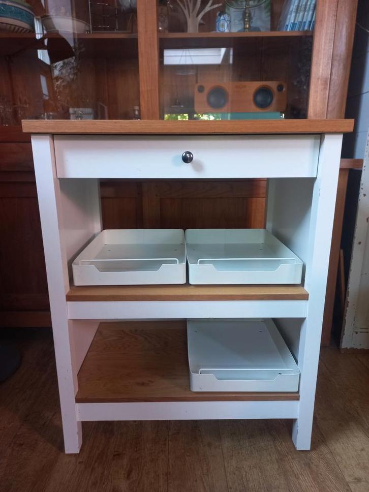 Ikea Keukeneiland - Zo goed als nieuw!, Huis en Inrichting, Tafelonderdelen, Zo goed als nieuw, 50 tot 100 cm, 50 tot 100 cm, Rechthoekig