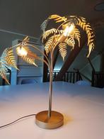 Tafellamp Palm Goud, Maisons du Monde, Design, Ophalen of Verzenden, Zo goed als nieuw, Metaal