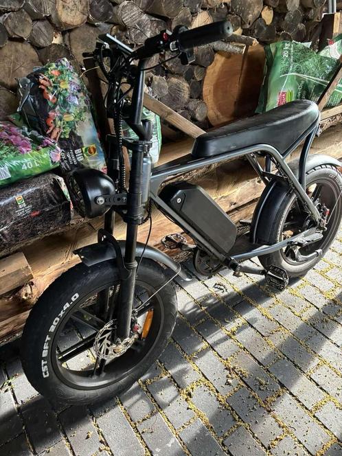 Fatbike V8 Elektrische Fiets, Fietsen en Brommers, Elektrische fietsen, Gebruikt, Overige merken, Minder dan 47 cm, 30 tot 50 km per accu