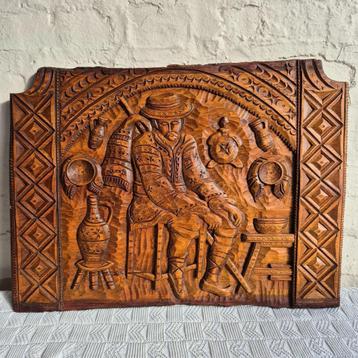 Houten wandpaneel beschikbaar voor biedingen