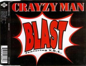 Blast Feat.V.D.C. – Crayzy Man CD Maxisingle 1994 💿 beschikbaar voor biedingen