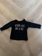 Sinterklaas t shirt maat 80, Kinderen en Baby's, Babykleding | Maat 56, Ophalen of Verzenden, Zo goed als nieuw, Jongetje of Meisje