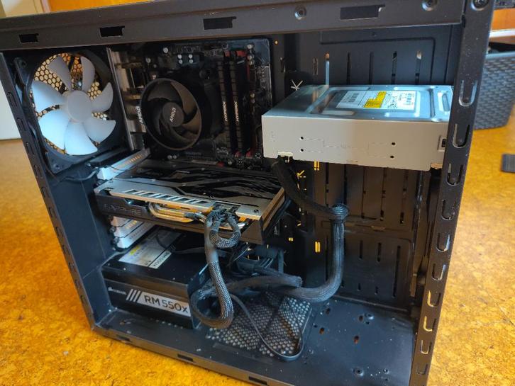 Game PC - Ryzen 5-1600 - RX580-16GB, Computers en Software, Desktop Pc's, Gebruikt, 3 tot 4 Ghz, SSD, 16 GB, Met videokaart, Gaming