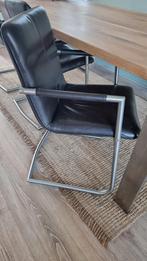Henders & Hazel 3 leren eetkamerstoelen, Ophalen, Gebruikt, Minder dan 75 cm, Leer