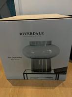 Riverdale Vaas Lune Smoke - Nieuw in doos!, Huis en Inrichting, Ophalen, Overige kleuren, Nieuw, Glas