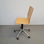 Viasit houten bureaustoel werkstoel verrijdbaar, Huis en Inrichting, Bureaustoelen, Ophalen of Verzenden, Nieuw, Bruin