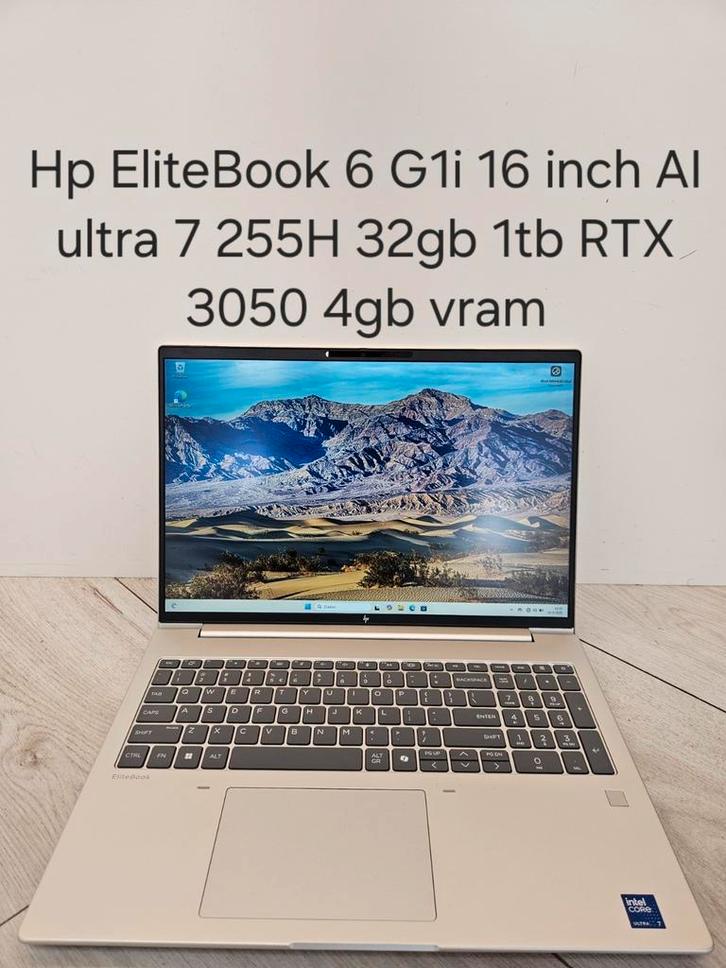 Nieuw: Hp EliteBook 6 G1i 16 inch Ultra 7 255H 32gb 1tb 3050, Computers en Software, Windows Laptops, Nieuw, 16 inch, SSD, 4 Ghz of meer