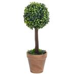 Buxusbollen buxus kunstplant 41 cm 2 stuks GRATIS BEZORGD!, Verzenden, Nieuw, Binnen