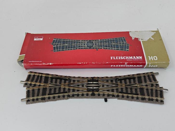 Fleischmann 6165 - Engels wissel, Hobby en Vrije tijd, Modeltreinen | H0, Zo goed als nieuw, Rails, Gelijkstroom, Fleischmann