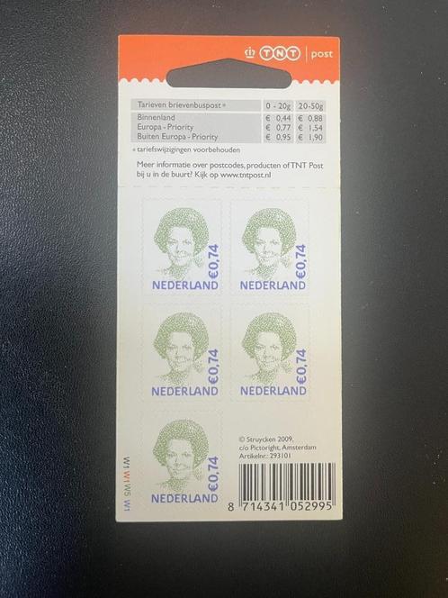 NVPH Vbaa2620, TNT 0,74 euro met kleerhanger hangoog, Postzegels en Munten, Postzegels | Nederland, Postfris, Na 1940, Verzenden