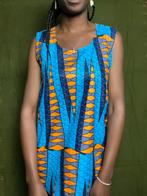 Shirt / top met coole print - African print / one size, Gedragen, Maat 38/40 (M), Zonder mouw, Ophalen of Verzenden