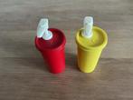 Tupperware Sauspompjes - Ketchup, Mayonaise, Mosterd, Huis en Inrichting, Ophalen of Verzenden, Zo goed als nieuw