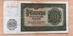 DDR Bankbiljet van 50 mark uit 1948, Postzegels en Munten, Bankbiljetten | Europa | Niet-Eurobiljetten, Verzenden, Duitsland, Los biljet