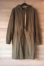 Khaki sweatdress Maat 36-38 / S, Verzenden, Zo goed als nieuw, Knielengte, Maat 36 (S)