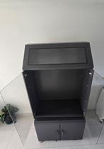 Stevige vitrinekast met verlichting, Huis en Inrichting, Kasten | Vitrinekasten, Ophalen, 50 tot 100 cm, Glas, 150 tot 200 cm
